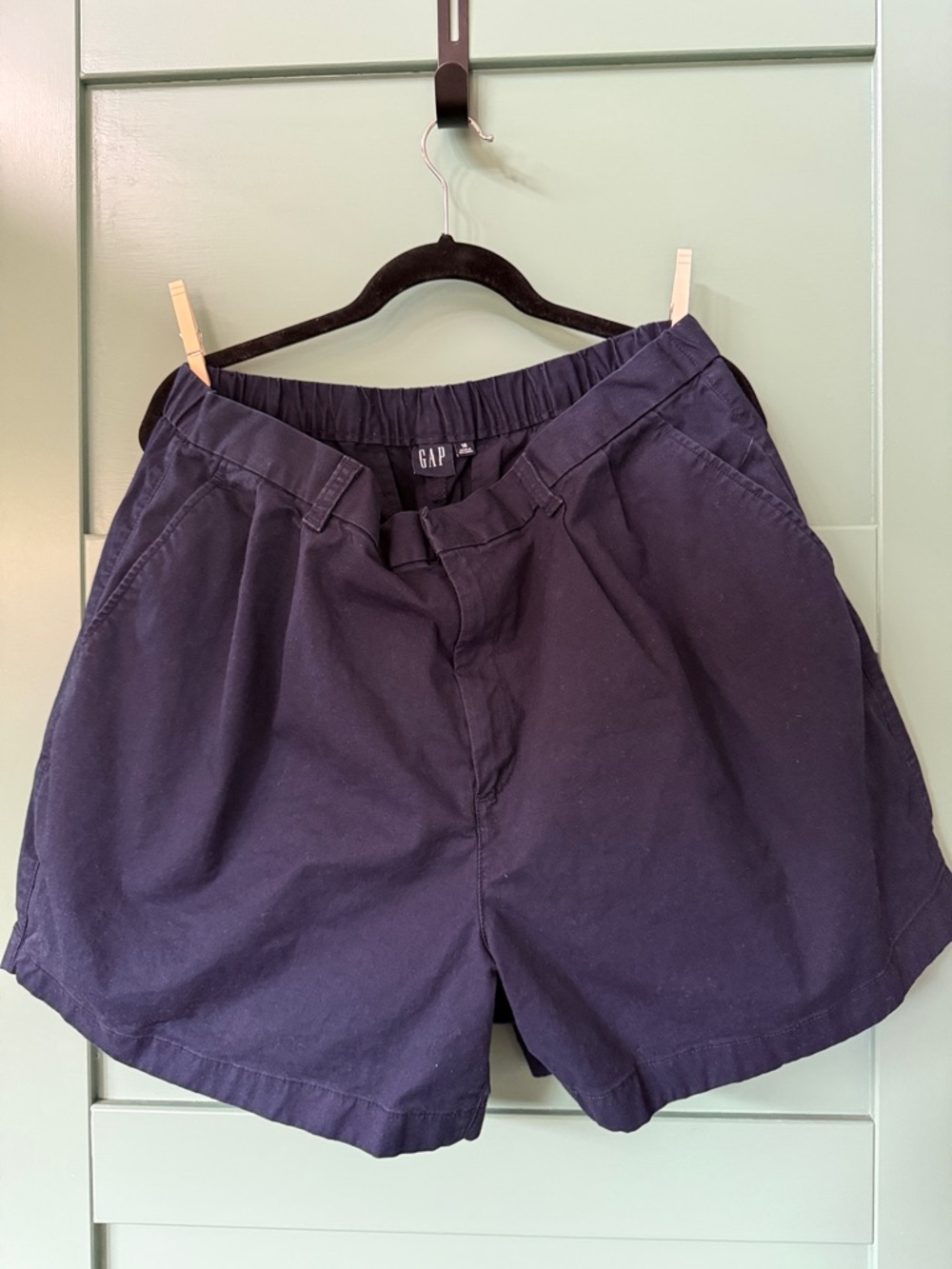 GAP Women's Dark Navy Cotton Shorts